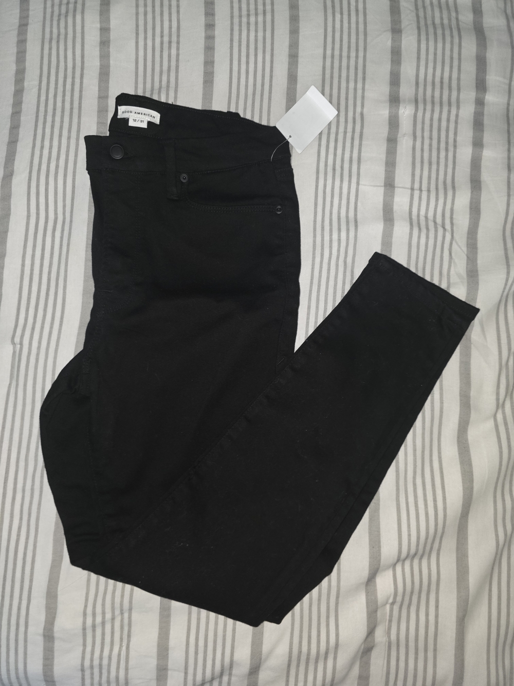 Good American Black Skinny Jeans